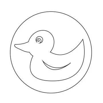 Duck icon Stock Illustration
