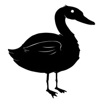 Duck icon. Stock Illustration