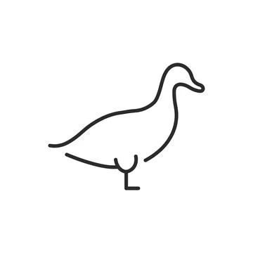 Duck Icon Stock Illustration