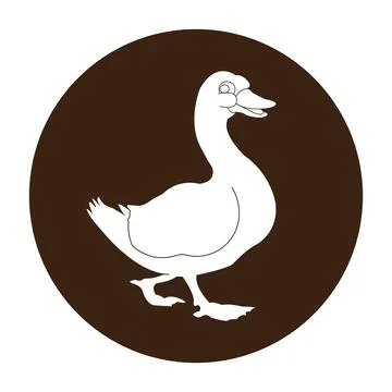 Duck icon Stock Illustration