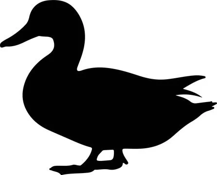 Duck icon isolated on white background Stock Illustration