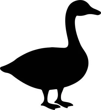 Duck icon isolated on white background Stock Illustration