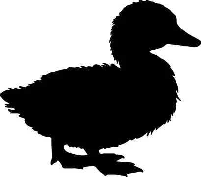 Duck icon isolated on white background Stock Illustration