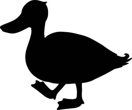 Duck icon isolated on white background Stock Illustration