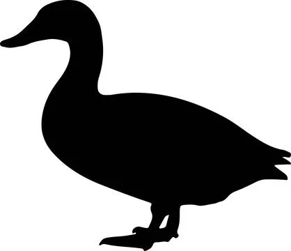 Duck icon isolated on white background Stock Illustration