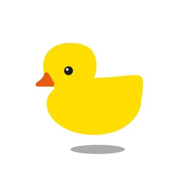 Duck Icon Single Stock Illustration