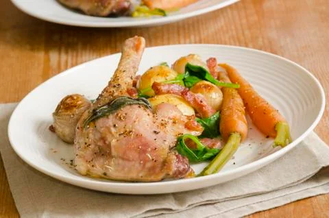 Duck leg Stock Photos