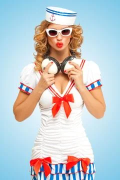 Duck lips. Stock Photos