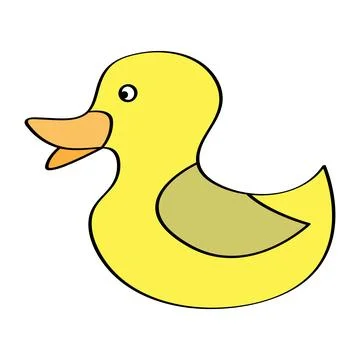 Duck logo vector design Stock Illustration