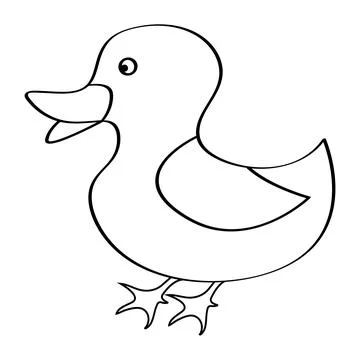 Duck logo vector design Stock-Illustration