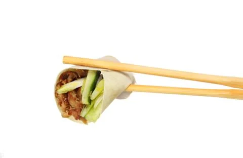 Duck pancake Stock Photos