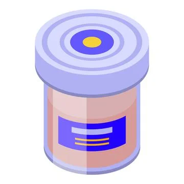 Duck pate icon isometric vector. Goose food Illustrazione stock
