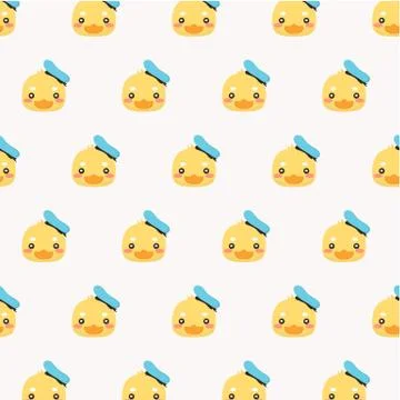Duck pattern. Stock Illustration