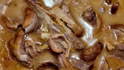 Duck stew Stock Footage 321186983