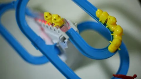 Duck toy Mechanical Stock Footage 258671479
