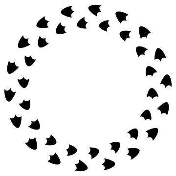 Duck track Illustrazione stock