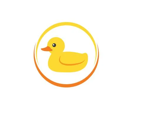 Duck  vector icon illustration design Stock Illustration