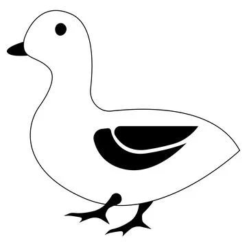 Duck vector illustration design Stock Illustration
