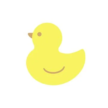 Duckling bath vector isolated icon Stock Illustration