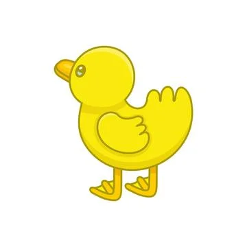 Duckling icon Stock Illustration