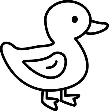 Duckling icon. 스톡 일러스트