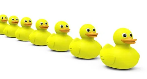 The ducks Stock Illustration