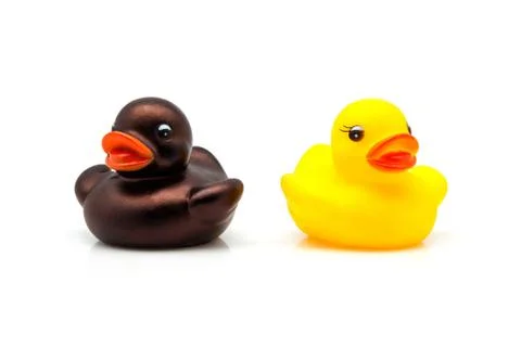 Ducks plastic Stock Photos