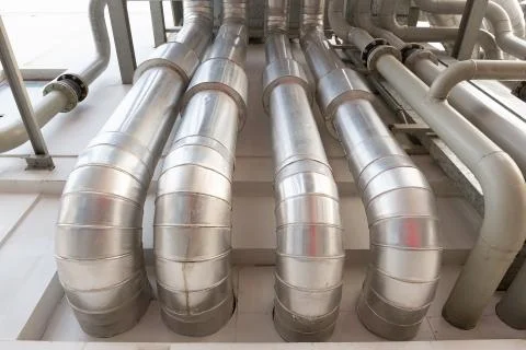 Duct pipe outside Stock Photos