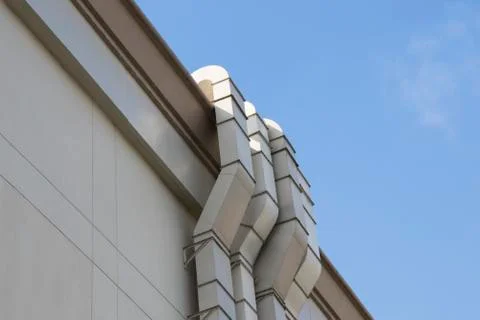 Duct system for modern buliding Stock Photos