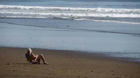 Dude chilling wide Stock Footage 126669370