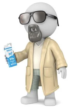 The Dude. Illustrazione stock