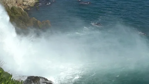 Duden waterfall 2 Video stock 107978429