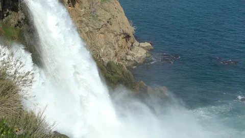 Duden waterfall 3 Stock Footage 107978245