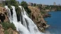 Duden waterfall in Antalya, Turkey HD Footage
