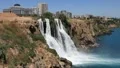 Duden waterfall in Antalya, Turkey HD Footage