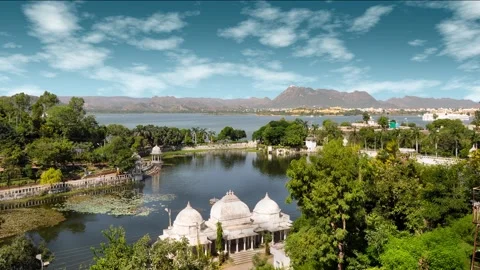 Dudh Talai Lake Clouds Time lapse Video stock 219854618