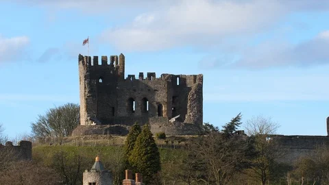 Dudley castle with canon Stock Footage 87702429
