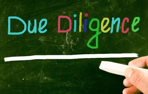 Due diligence concept Stock Illustration