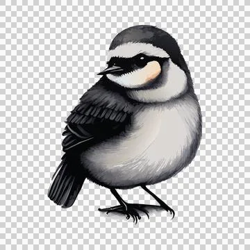 Duel bird logo design vector PNG template Stock Illustration