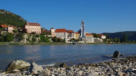 Duernstein in Austria Stock Footage 59858958
