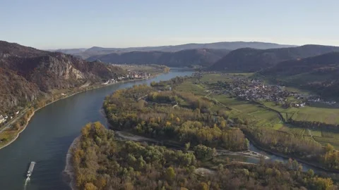 Duerrenstein in the Wachau, Austria Stock Footage 167773193