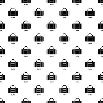 Duffel pattern seamless Stock Illustration