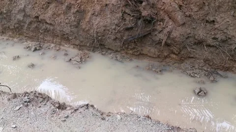 Dug drainage 库存影片 164895364