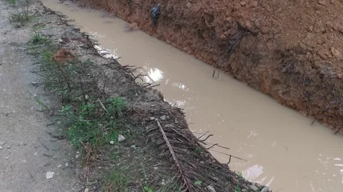 Dug drainage 库存影片 164895394