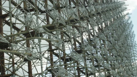 Duga Radar Array Slow Panning Shot from ... | Stock Video | Pond5