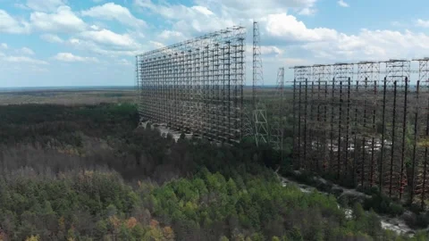 The Duga radar in Chornobyl Stock Footage 157809642