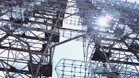 The Duga radar station in Chernobyl Stock Footage 157809662