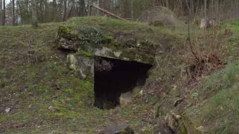 Dugout ft.1 / Command Post n°120 Douaumont Stock Footage 263377408