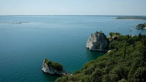 Duino fortress Stock Footage 82080641