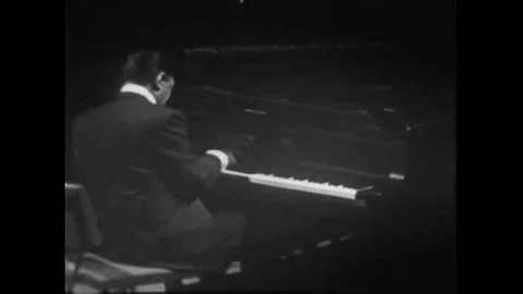 Duke Ellington and orchestra sample three standards in the 1960s. Video stock 119710316